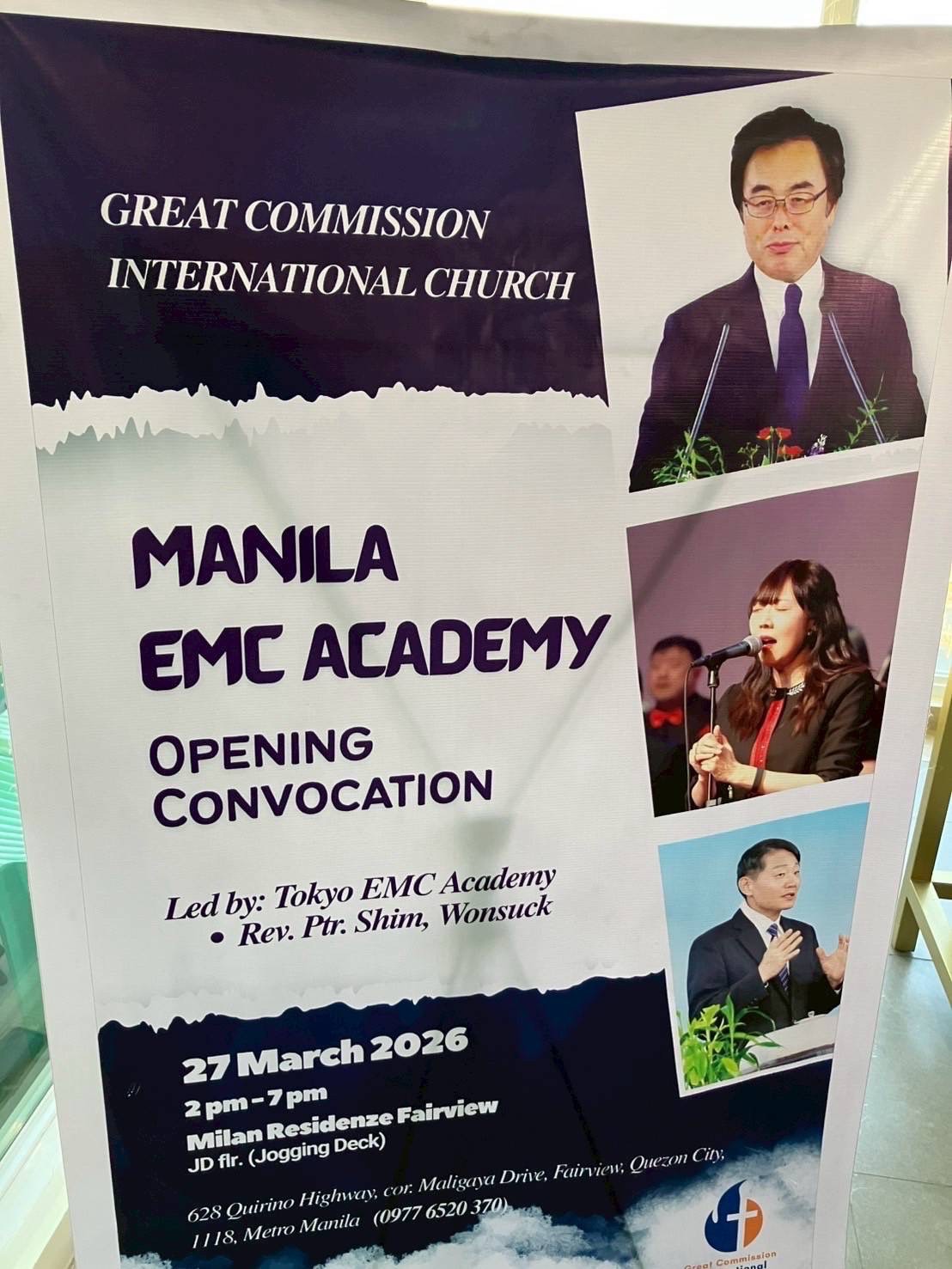 2026-03-27　マニラEMCアカデミー入学式及び集会 